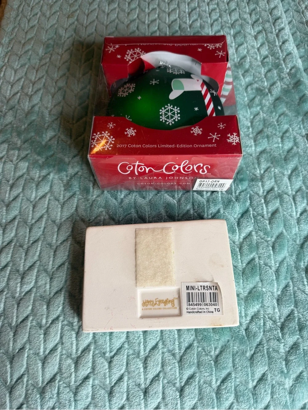 Coton colors mini & ornament letter to santa Retired